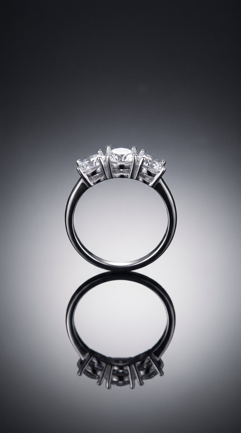 Three stone ring