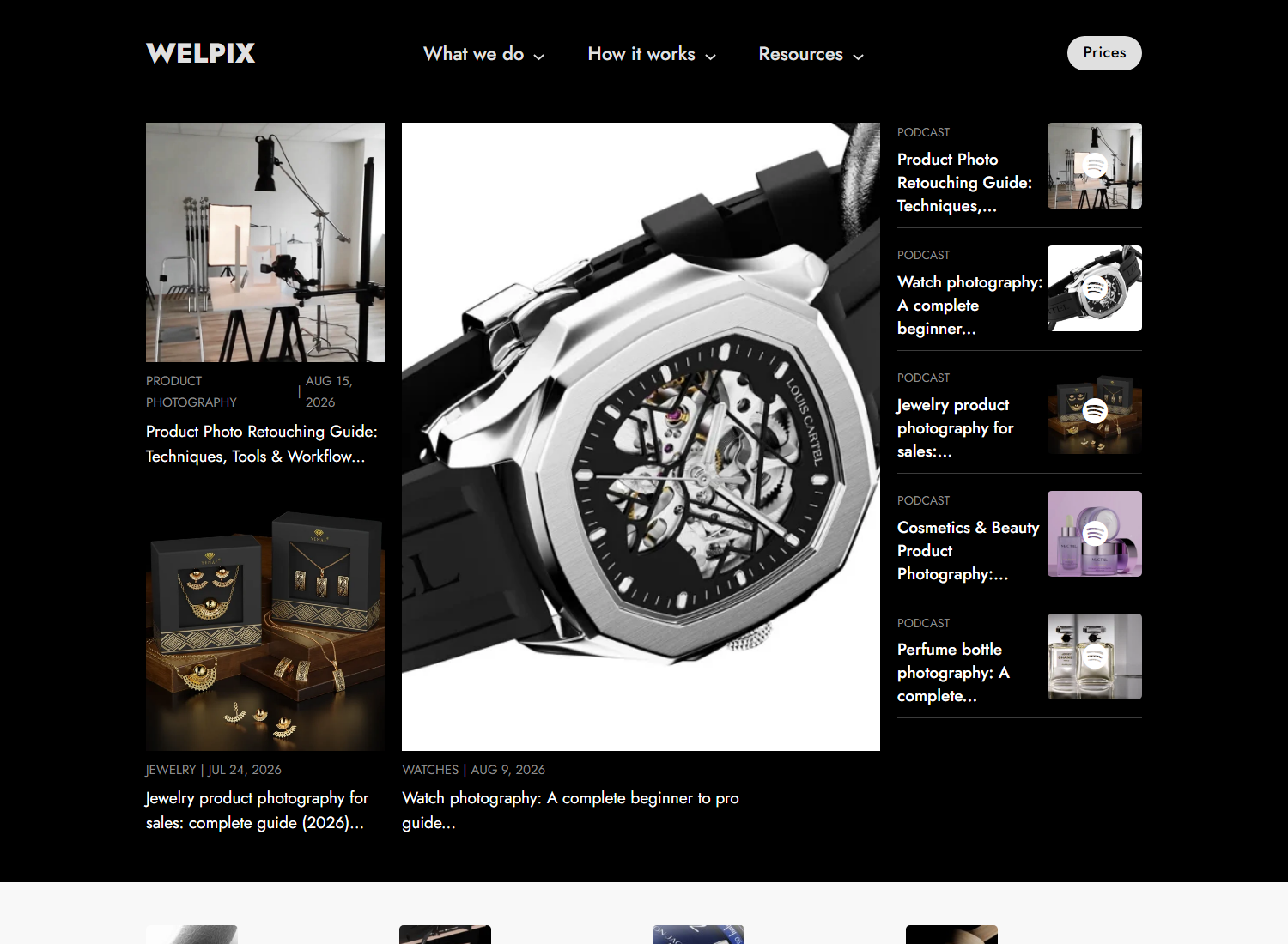 Welpix articles